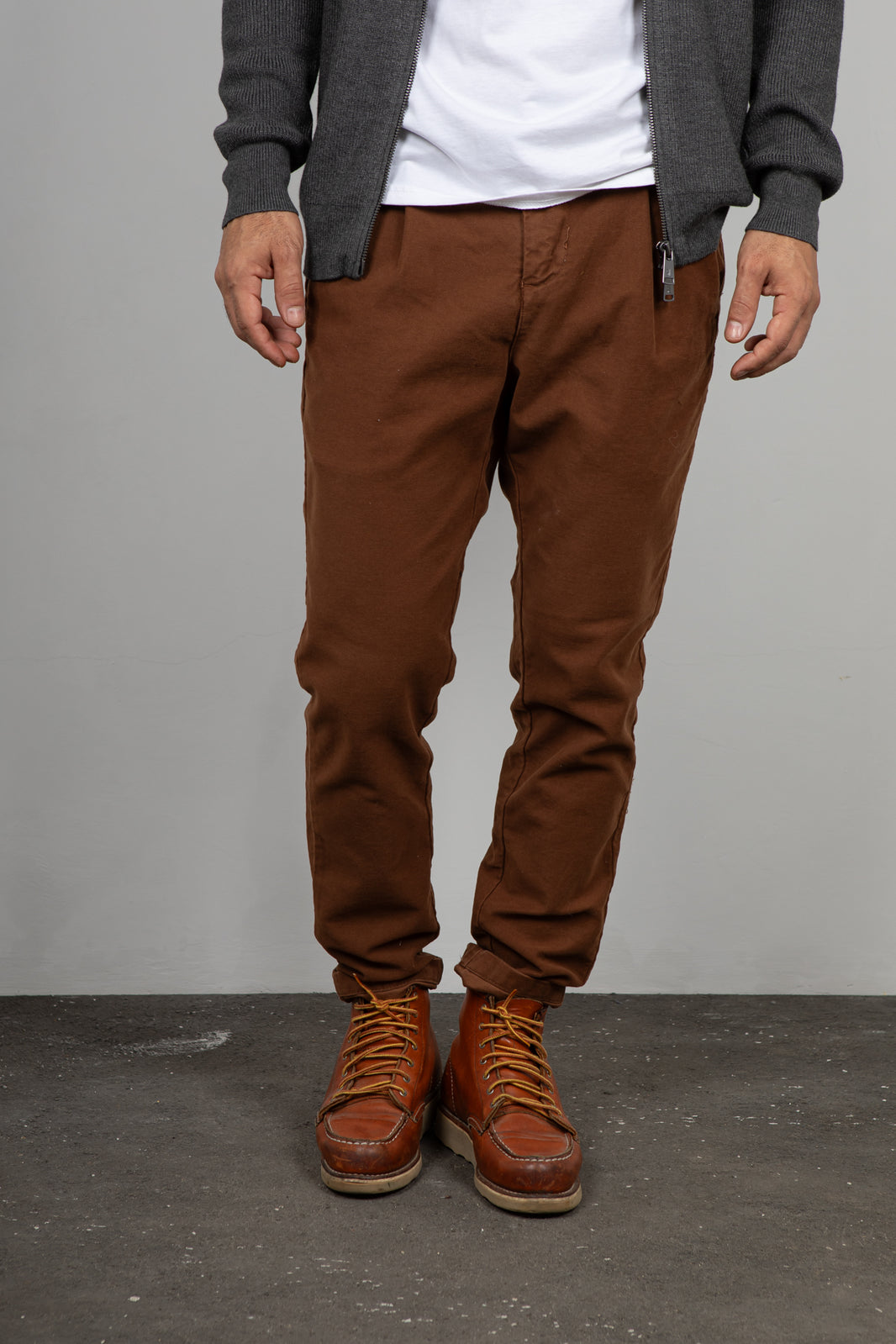 Pantalone chino spina di pesce PONT - SMOTER KOLI