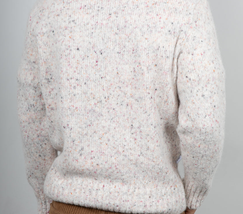 Maglione effetto Donegal S001 - OFF WHITE KEVIN8001