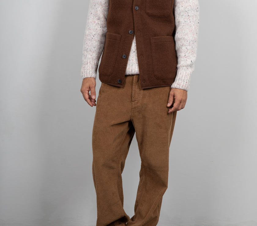 Gilet in lana ANERKJENDT - BRUCIATO 902024