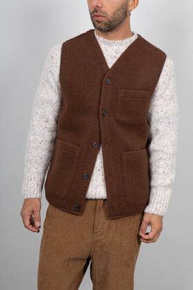 Gilet in lana ANERKJENDT - BRUCIATO 902024