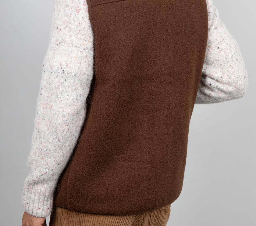 Gilet in lana ANERKJENDT - BRUCIATO 902024