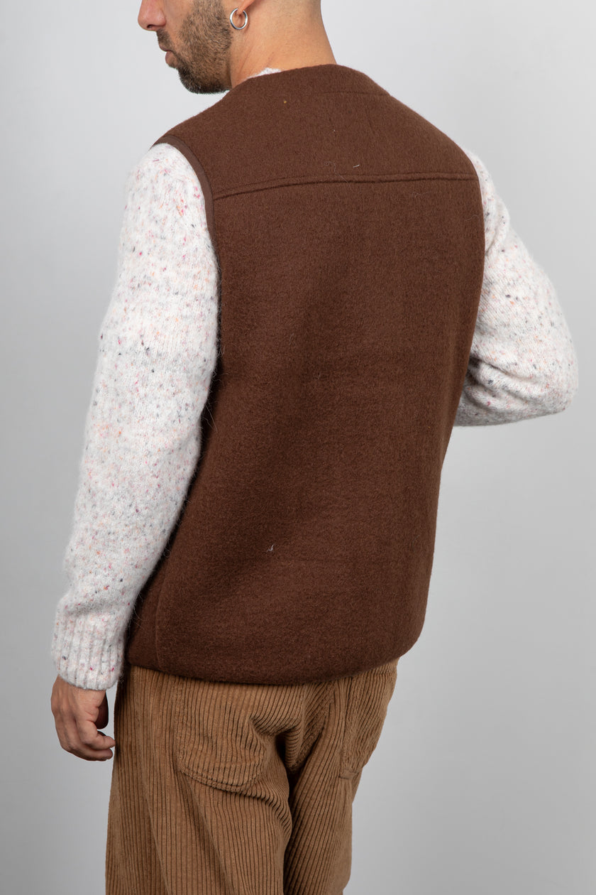 Gilet in lana ANERKJENDT - BRUCIATO 902024