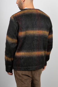Cardigan in lana agugliata ANERKJENDT - FOREST NIGHT 902083