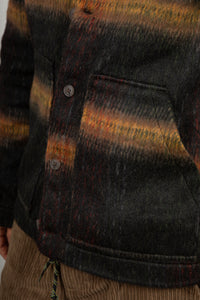 Cardigan in lana agugliata ANERKJENDT - FOREST NIGHT 902083