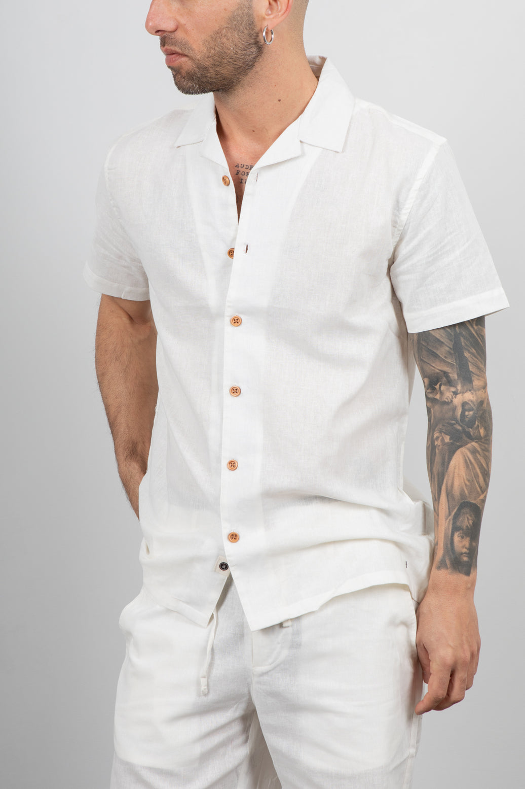 Camicia Bowling ANERKJENDT - AKLEO 901934 TOFU