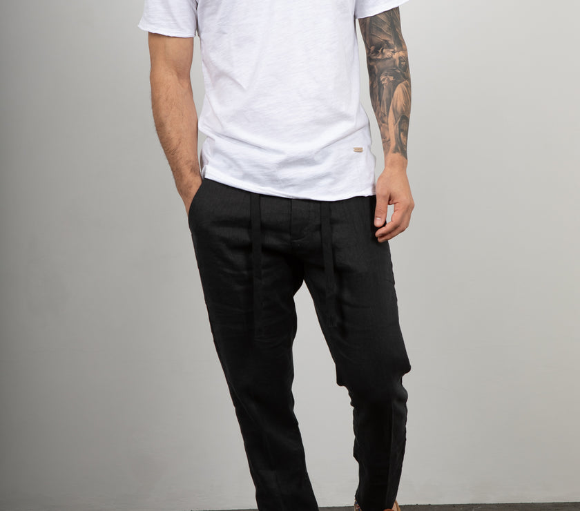 T-shirt serafino GIANNI LUPO - LT19232 BIANCA
