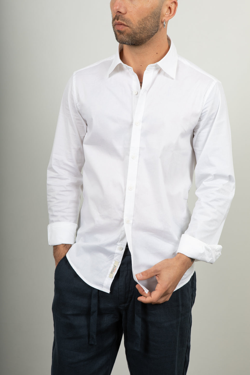 Camicia GIANNI LUPO-GL070DA BIANCO