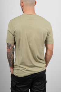 T-shirt taglio vivo GIANNI LUPO - GL893F MILITARY