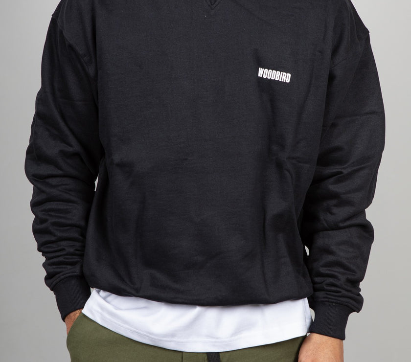 FELPA WOODBIRD-2516601 BLACK