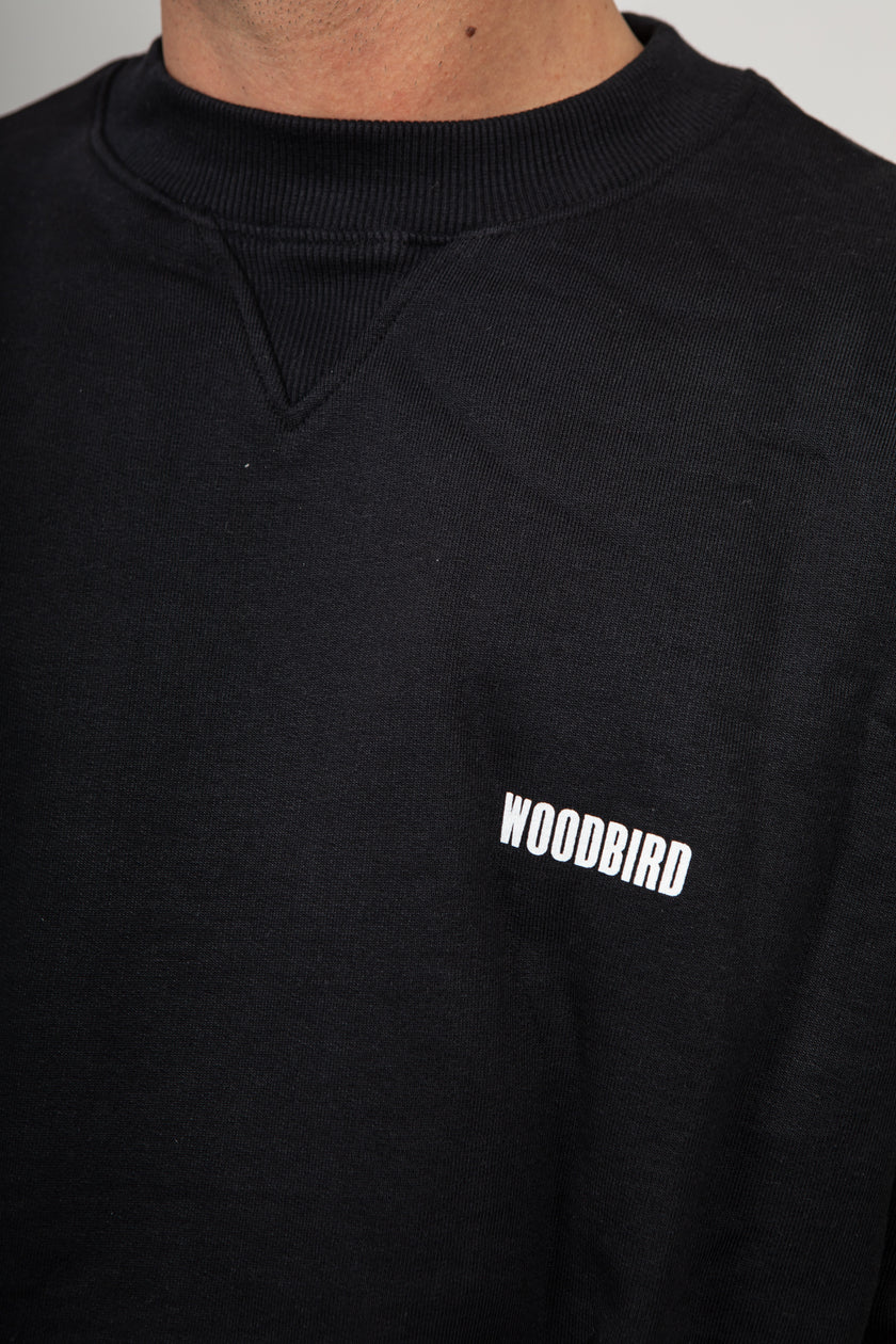 FELPA WOODBIRD-2516601 BLACK