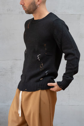 Maglione GIANNI LUPO - NERO BW977