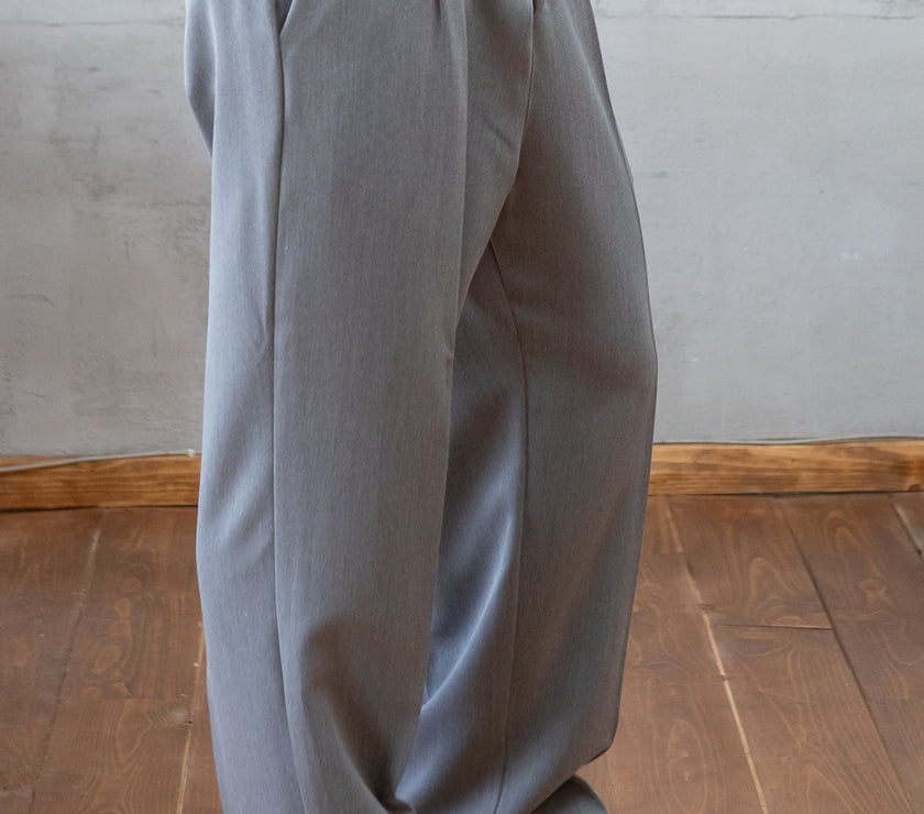 Pantalone palazzo NJB - GRIGIO BEK
