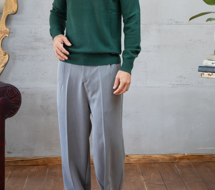 Pantalone palazzo NJB - GRIGIO BEK