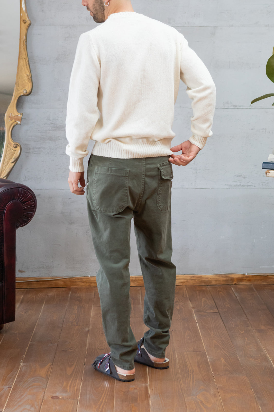 Pantalaccio BERNA- AVOCADO 246018