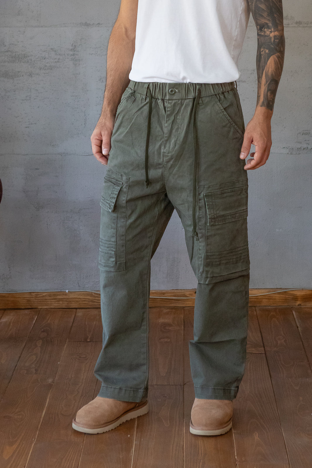 Pantalone BERNA-VERDE 246033