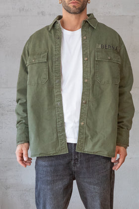 Giacca Camicia 2 in 1 BERNA-VERDE 246031