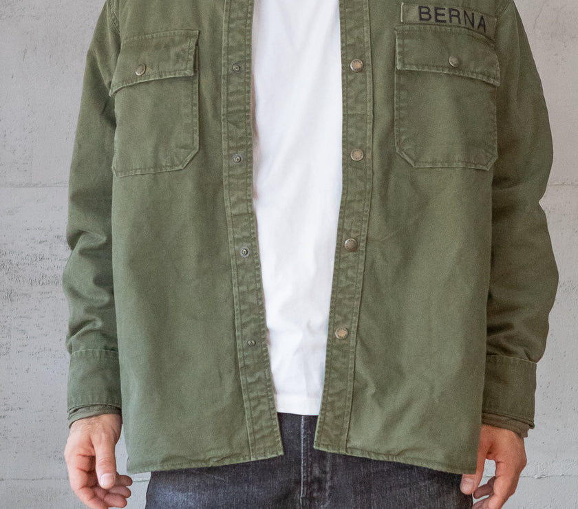 Giacca Camicia 2 in 1 BERNA-VERDE 246031