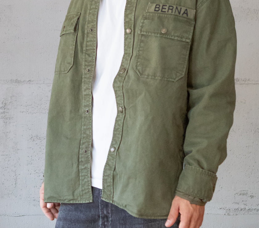 Giacca Camicia 2 in 1 BERNA-VERDE 246031