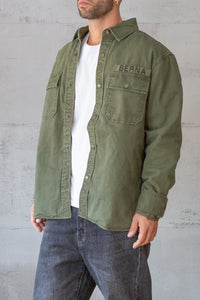 Giacca Camicia 2 in 1 BERNA-VERDE 246031