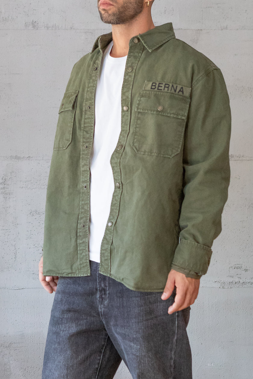 Giacca Camicia 2 in 1 BERNA-VERDE 246031