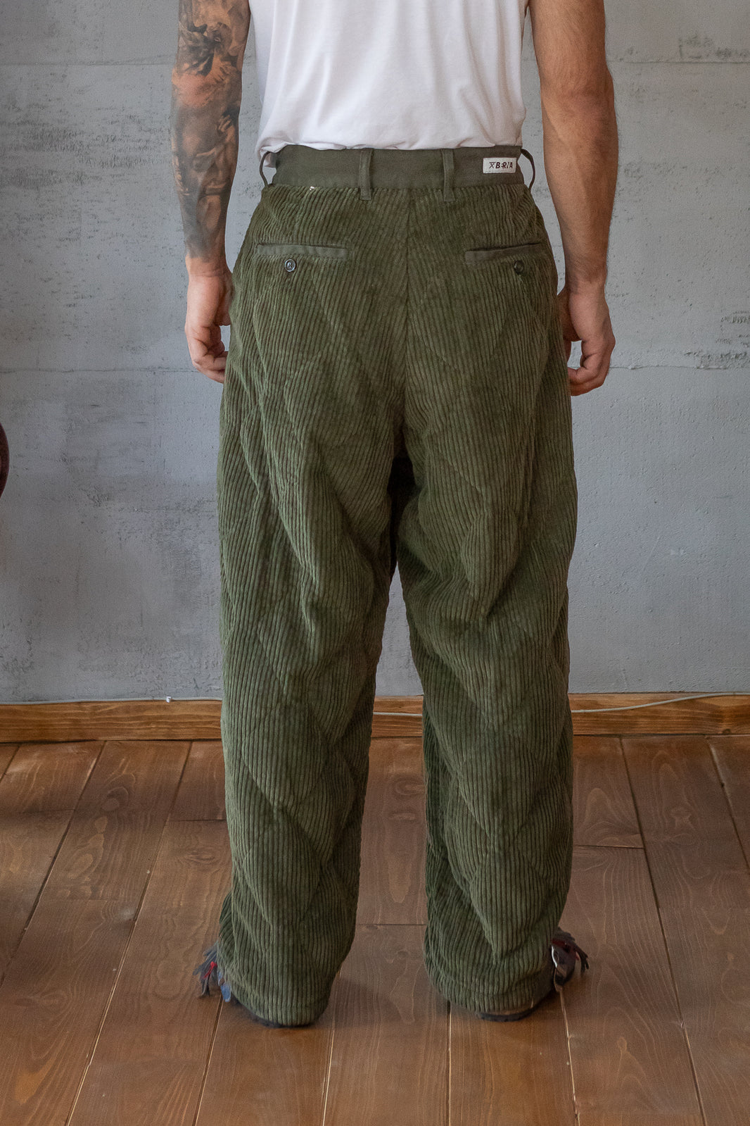 Pantalone BERNA- AVOCADO 246263