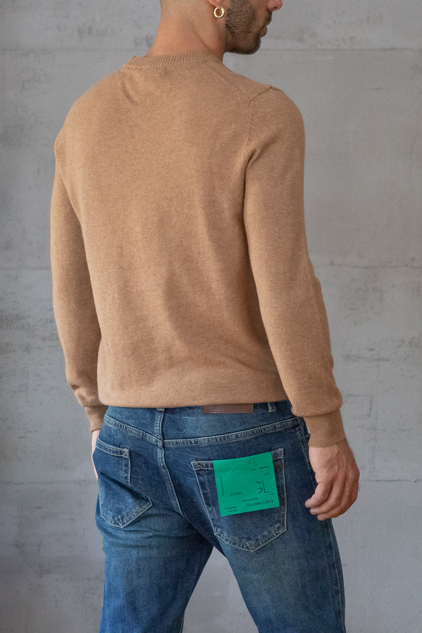 Maglione GIANNI LUPO - CAMMELLO GL383S