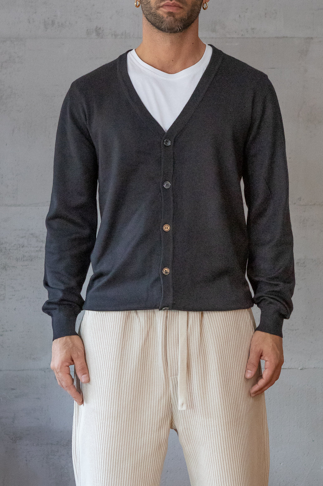 Cardigan TELAMIRA-NERO MV034