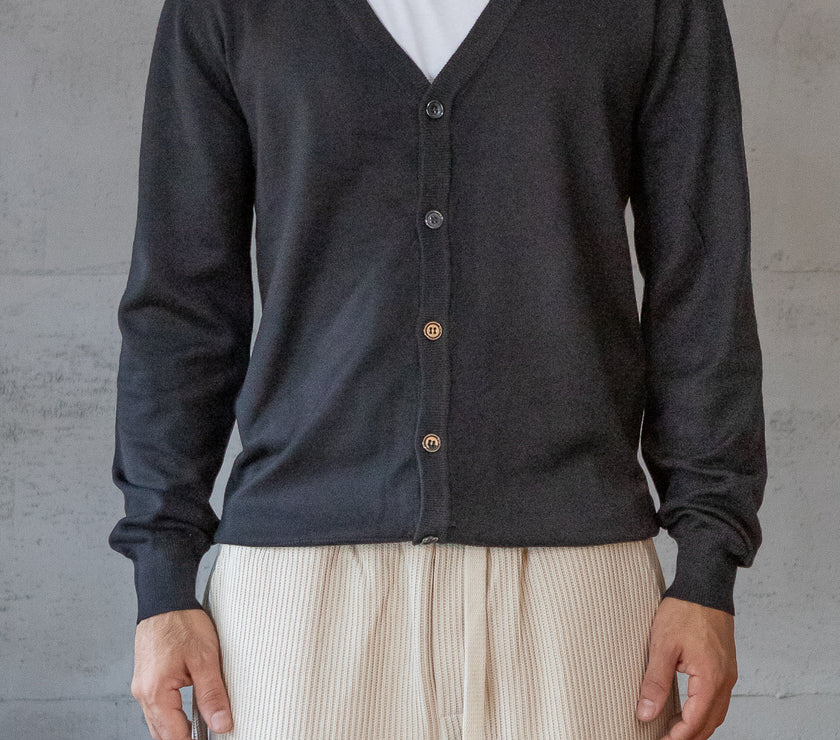 Cardigan TELAMIRA-NERO MV034