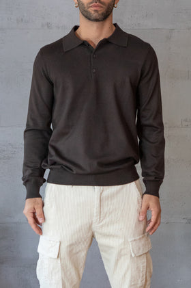 POLO TELAMIRA - MARRONE BTM037