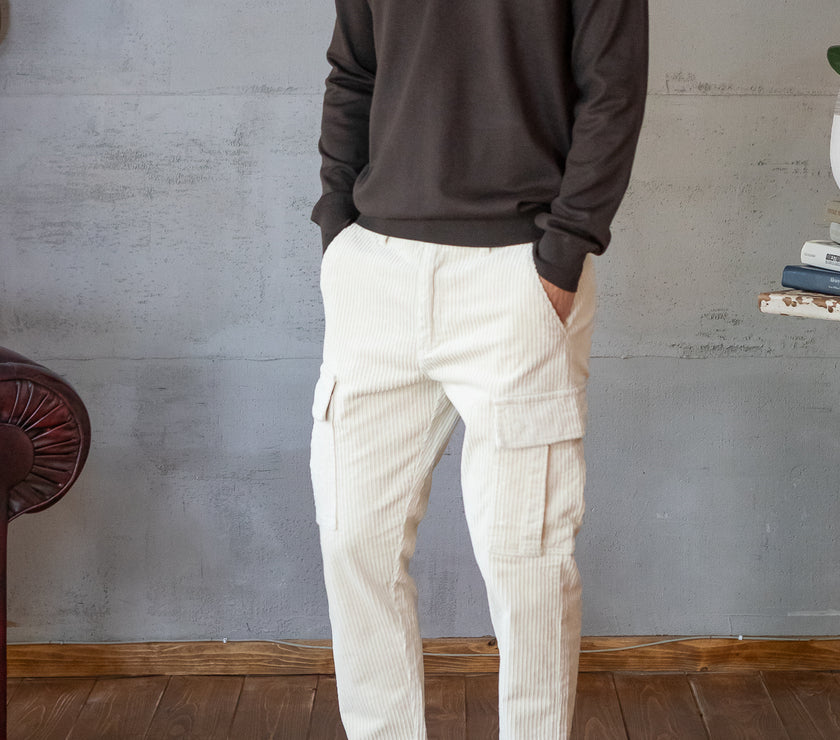 PANTALONE TELAMIRA - PANNA BTP060