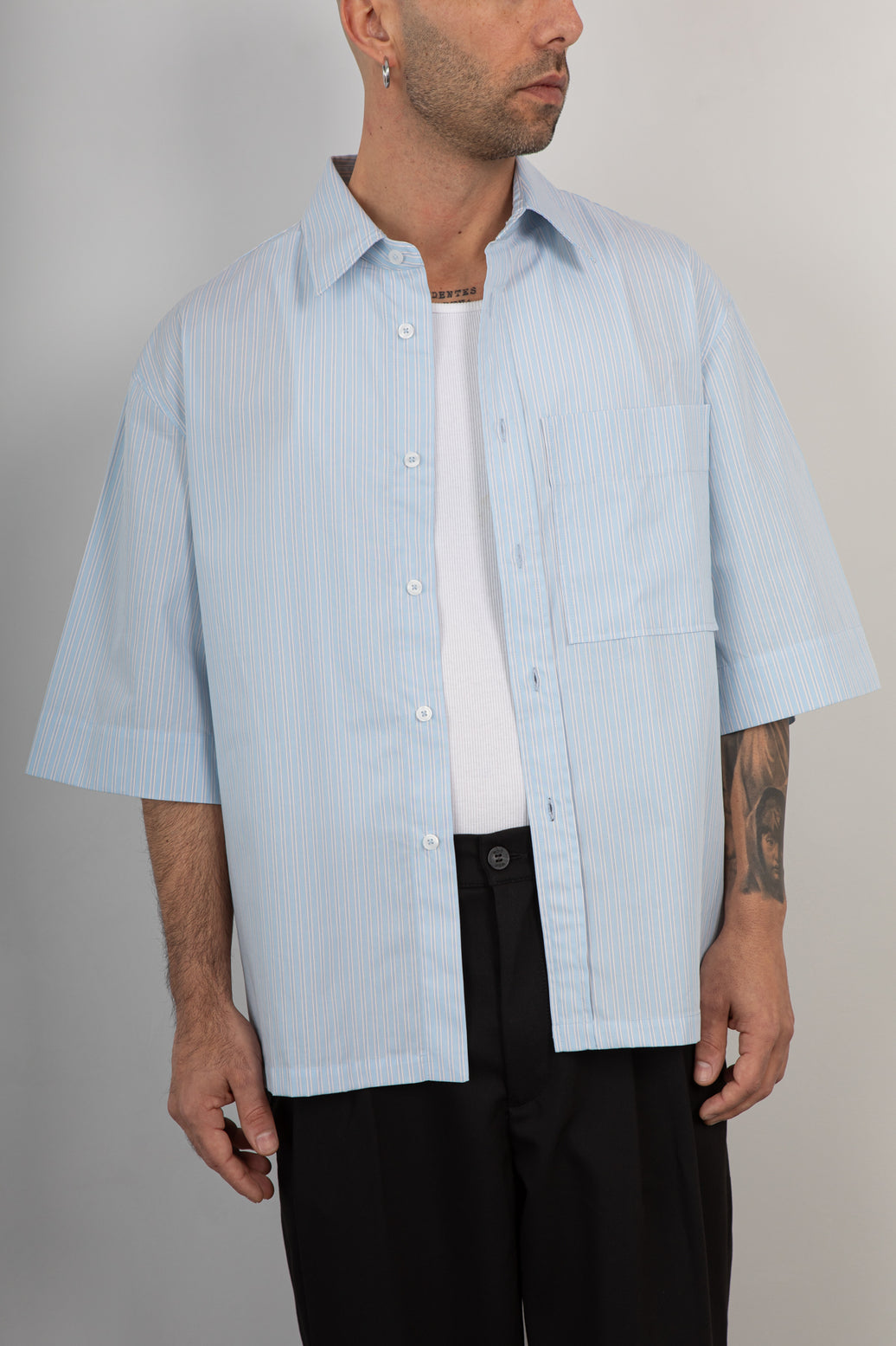Camicia manica corta WOC -NELSON 171PO CIELO