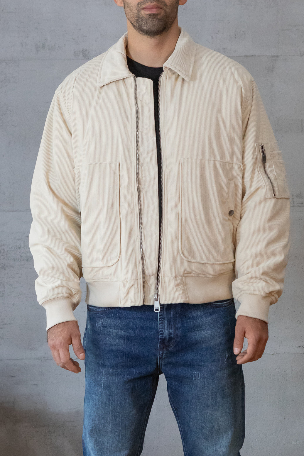 Giubbotto TELAMIRA - BEIGE DTG014