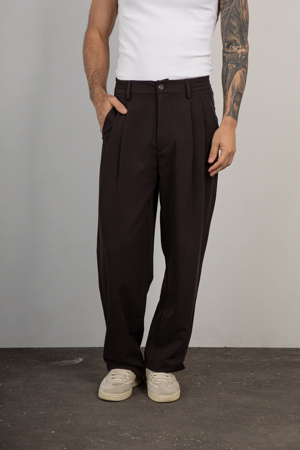 Pantalone palazzo WOC -BOGOTA 071FR MORO