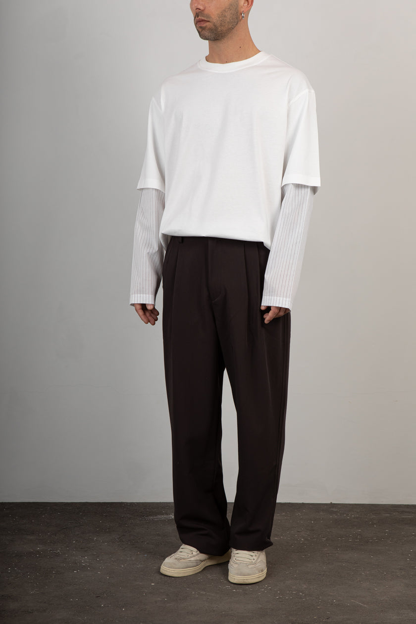 T- shirt manica lunga WOC -ADANA 087JE LATTE