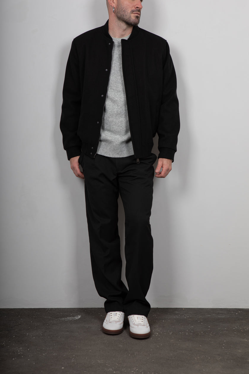 Bomber in panno TELAMIRA - NERO TE2542