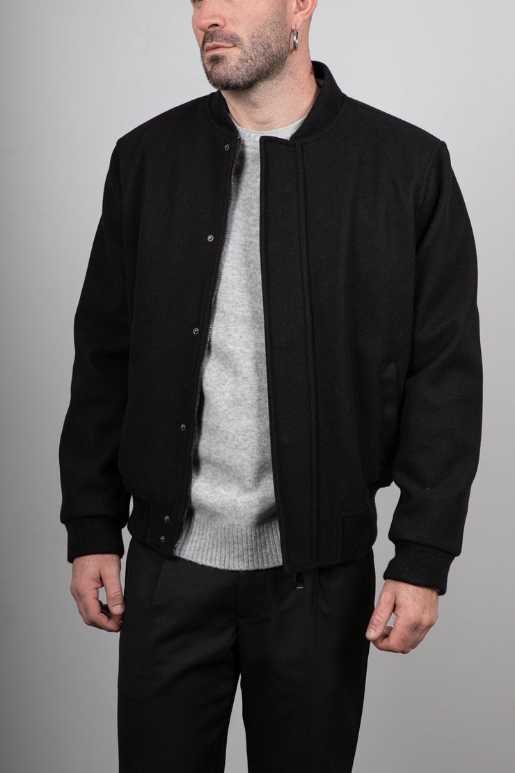 Bomber in panno TELAMIRA - NERO TE2542