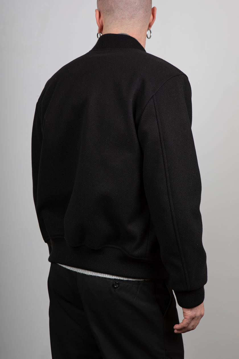 Bomber in panno TELAMIRA - NERO TE2542