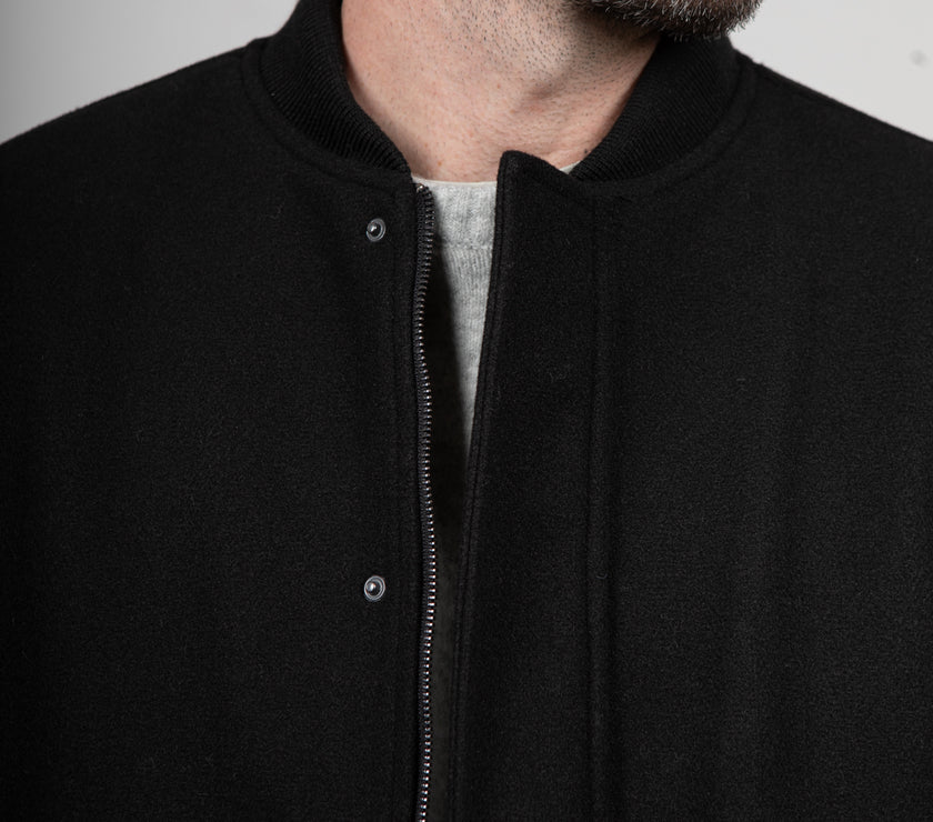 Bomber in panno TELAMIRA - NERO TE2542