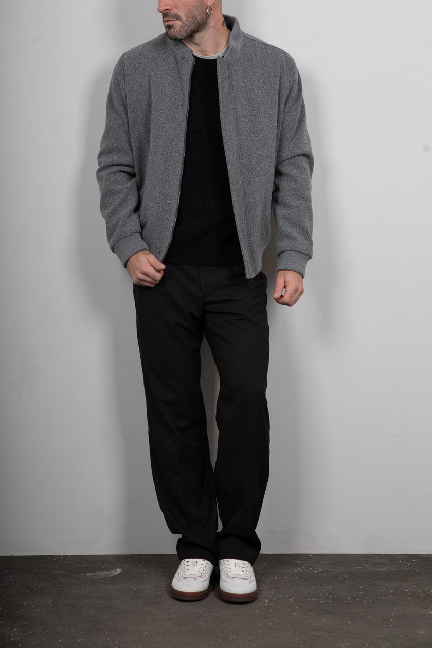 Bomber in panno TELAMIRA - GRIGIO TE2542