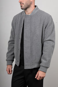 Bomber in panno TELAMIRA - GRIGIO TE2542