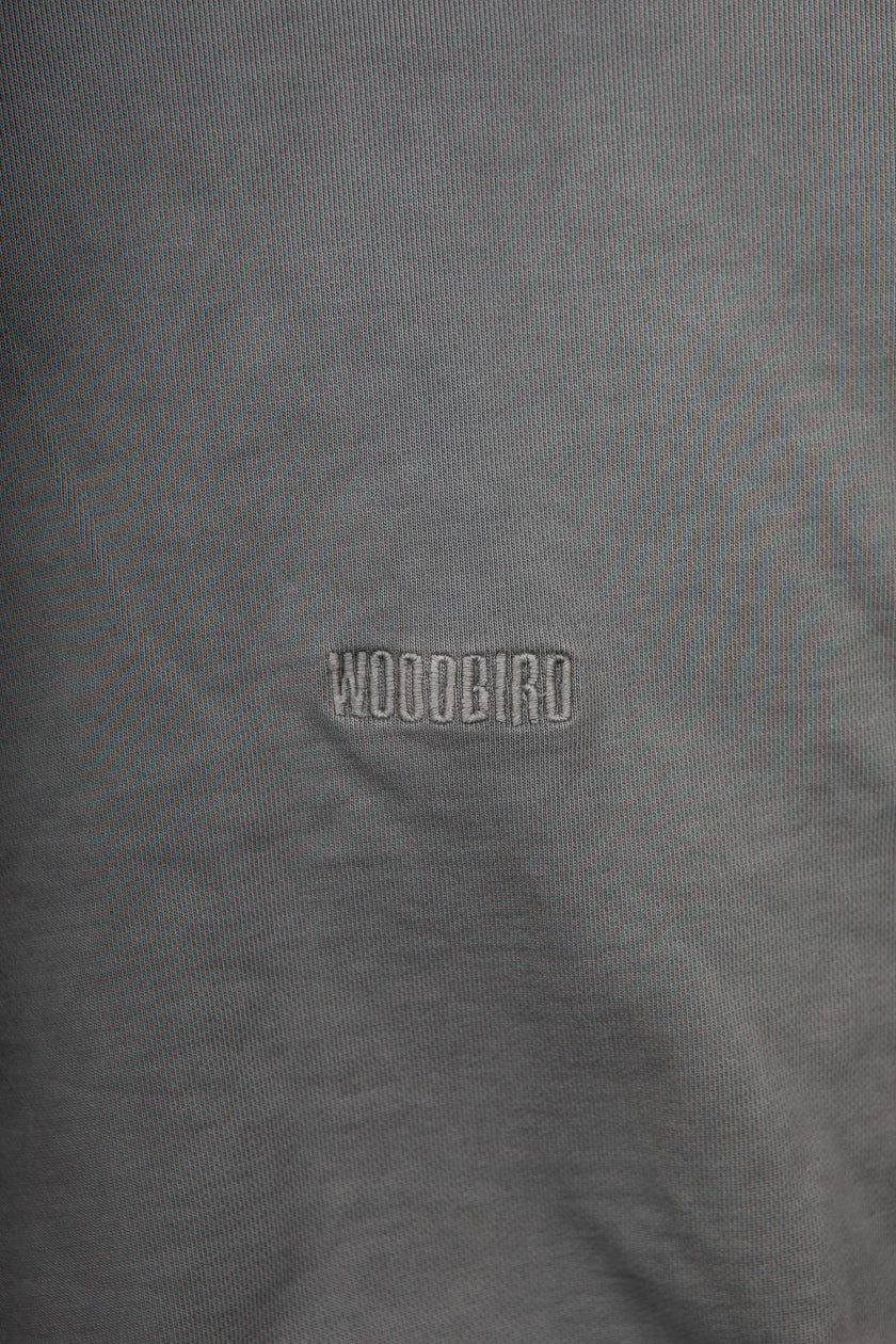 Felpa girocollo WOODBIRD - 2546-600 ANTRA GREY