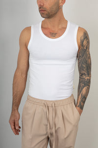 Canottiera GIANNI LUPO - GL20002Q BIANCO