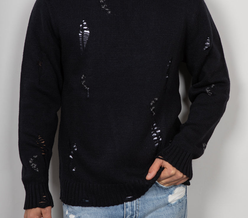 Maglione GIANNI LUPO-BW1010 NERO