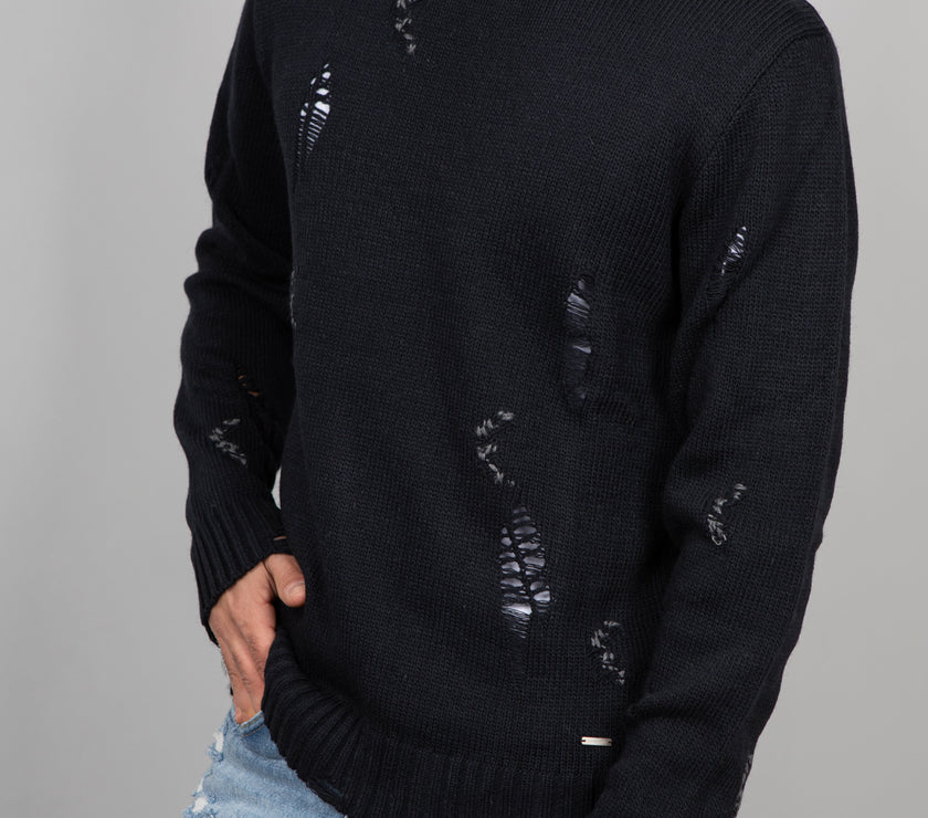 Maglione GIANNI LUPO-BW1010 NERO