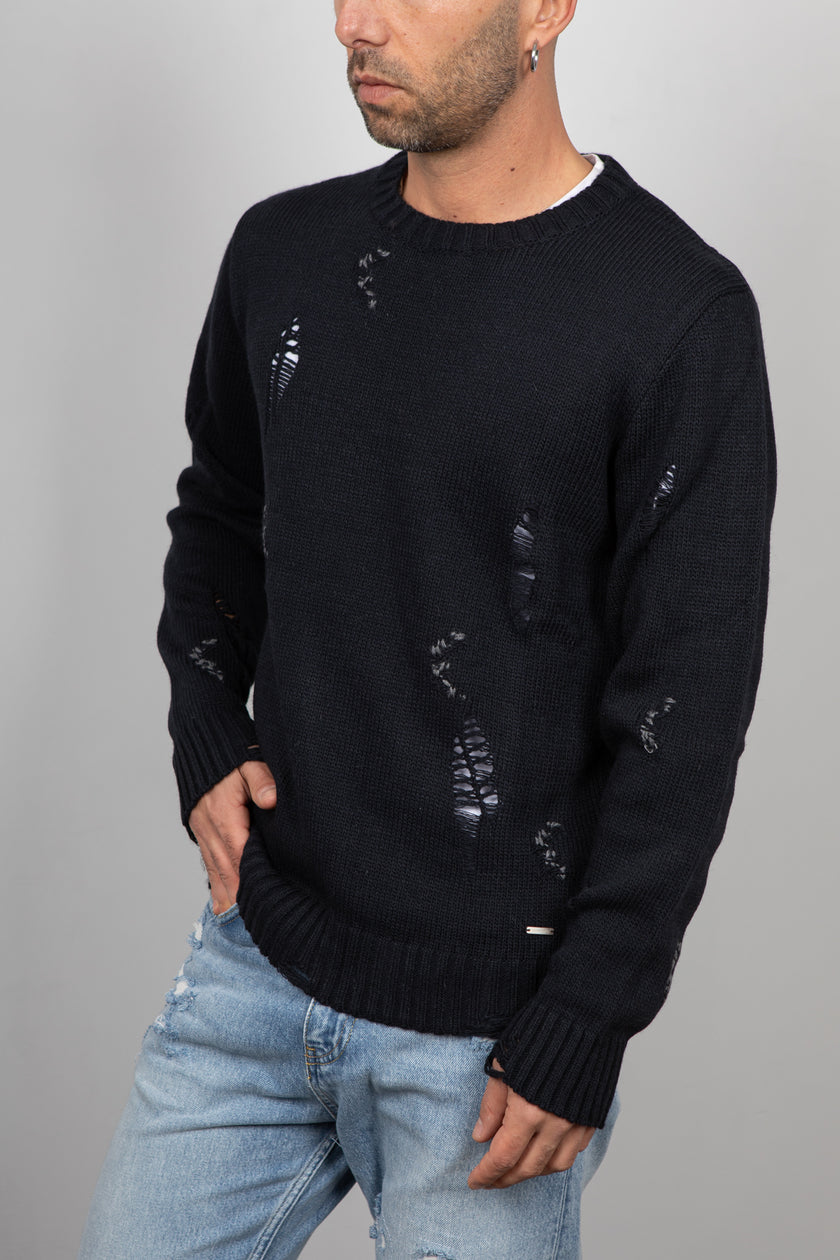 Maglione GIANNI LUPO-BW1010 NERO