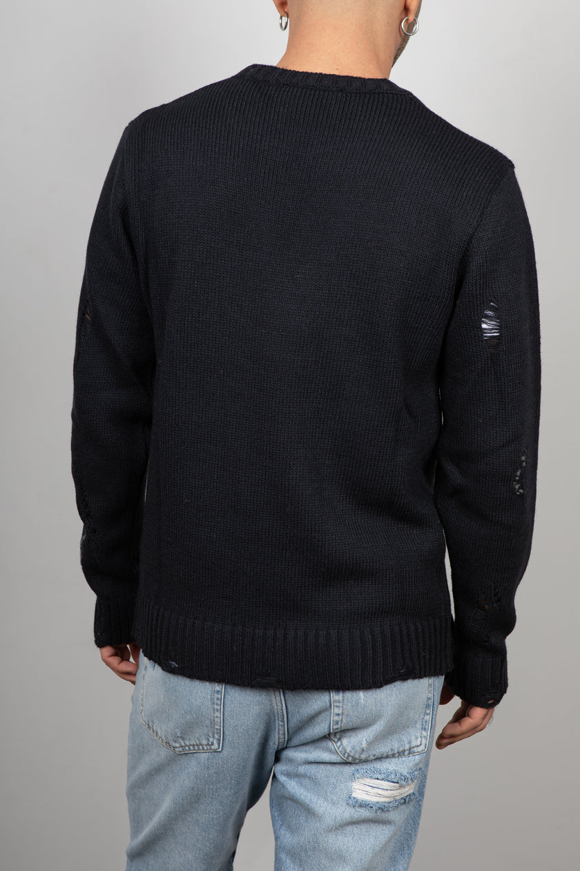 Maglione GIANNI LUPO-BW1010 NERO