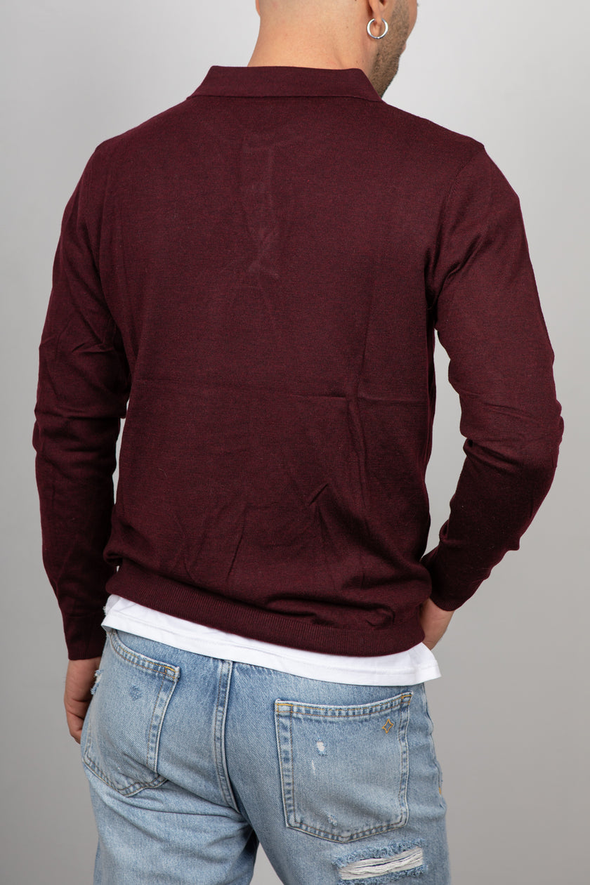 Polo TELAMIRA-MV-038 BORDEAUX