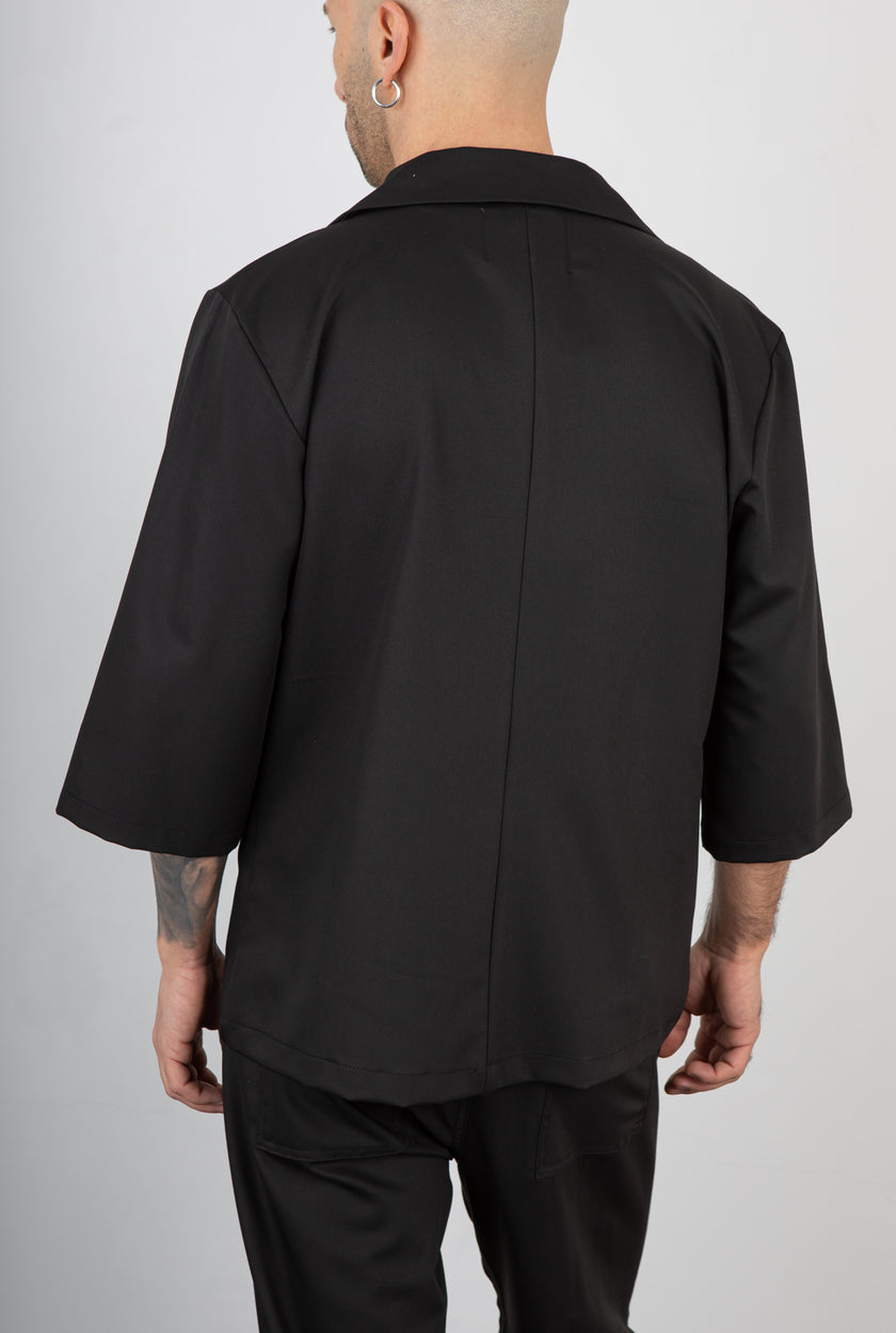 Blazer manica corta GIANNI LUPO - NERO GL003LT