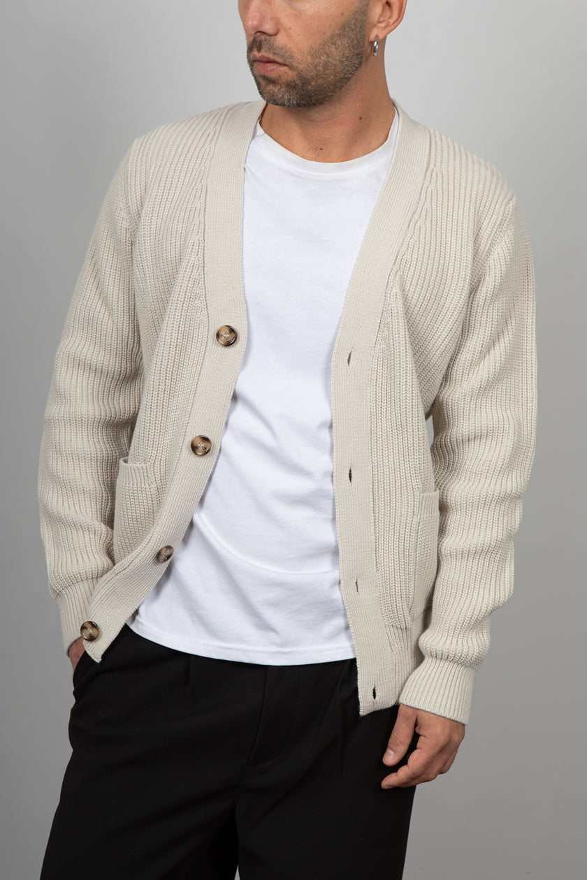 Cardigan TELAMIRA-STM05108 BEIGE
