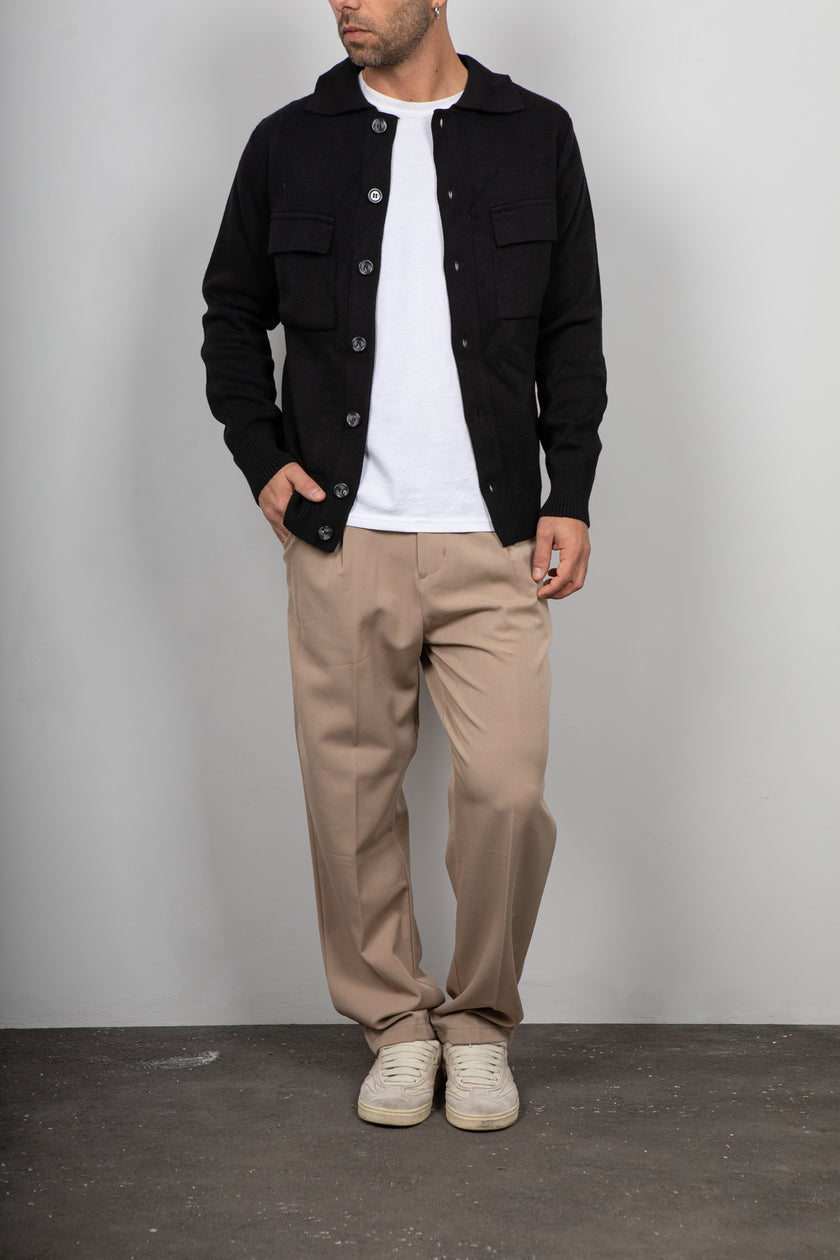 Cardigan TELAMIRA-GA400 NERO